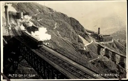 Ak São Paulo Brasilien, Alto da Serra, Vista parcial