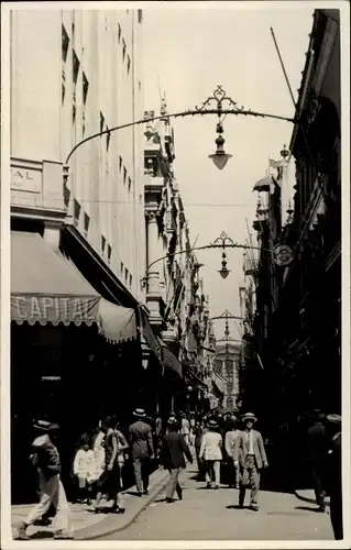 Ak Rio de Janeiro Brasilien, Rua do Ouvidor