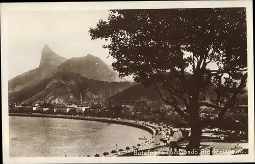 Ak Rio de Janeiro Brasilien, Botafogo e Corcovado