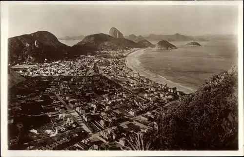 Ak Rio de Janeiro Brasilien, Panorama der Stadt