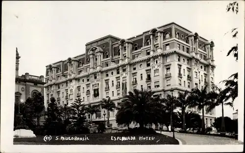 Foto Ak São Paulo Brasilien, Hotel Esplanade