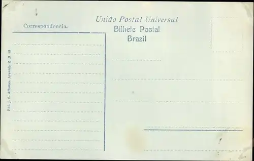 Ak Rio de Janeiro Brasilien, Avenida Rio Branco