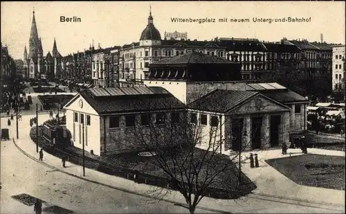 Ak Berlin Schöneberg, Wittenbergplatz, U-Bahnhof