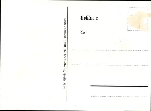 Künstler Ak Döbrich-Steglitz, Auf dem Marsch