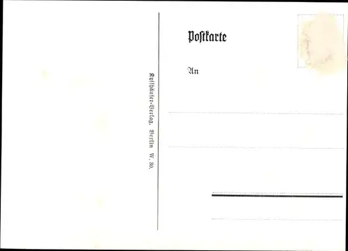 Künstler Ak Döbrich-Steglitz, MG Abteilung und Kavallerie im Vorgehen, MG Abt 1