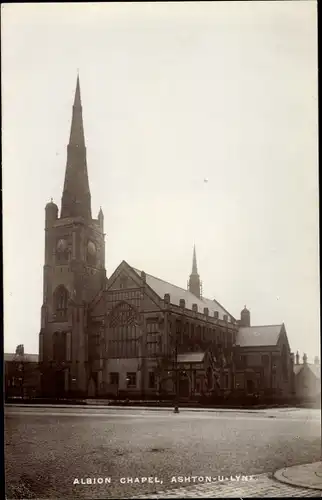 Ak Ashton under Lyne North West England, Albion Chapel