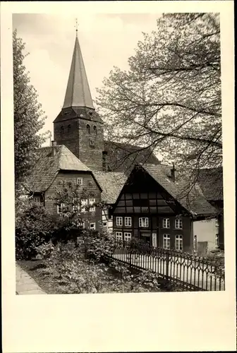 Foto Ak Lübbecke in Ostwestfalen, Evangelische Kirche