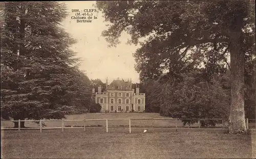 Ak Clefs Maine et Loire, Château de la Bertraie