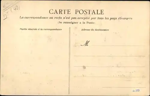 Künstler Ak Anjou Maine et Loire, Candé en la Mée