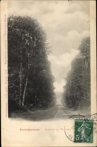 Ak Pontchartrain Yvelines, Avenue du Château