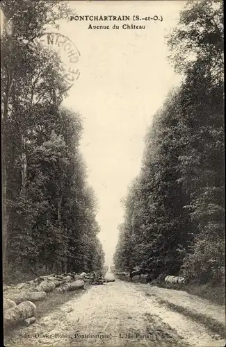 Ak Pontchartrain Yvelines, Avenue du Château