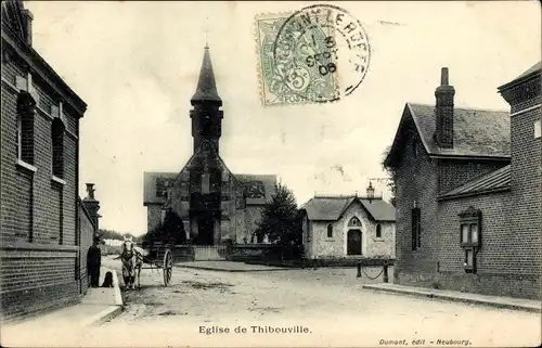 Ak Thibouville Eure, Église