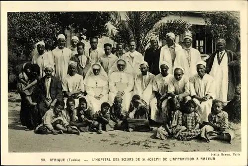 Ak Tunesien, L'Hopital des soeurs de St Joseph de L'Apparition a Mateur