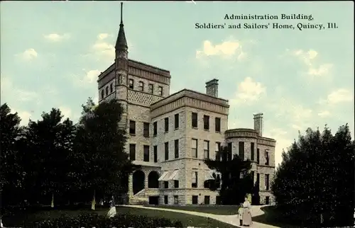 Ak Quincy Illinois USA, Administration Building, Soldiers and Sailors Home