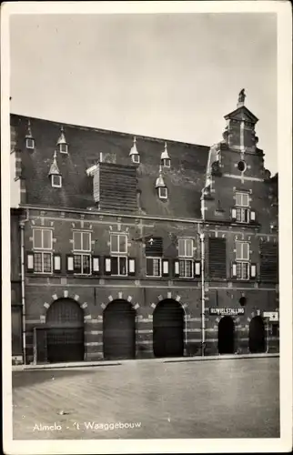 Ak Almelo Overijssel Niederlande, Waaggebouw