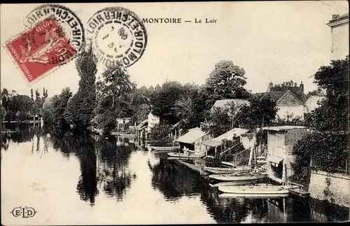 Ak Montoire Loir et Cher, Le Loir