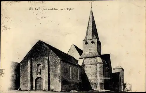 Ak Azé Loir-et-Cher, L'Église