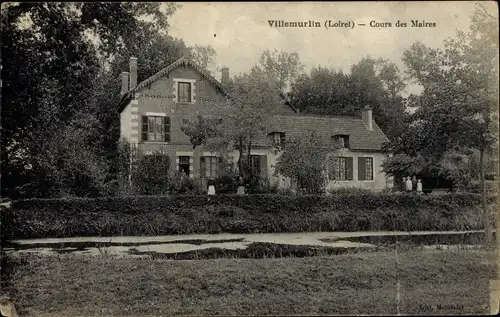 Ak Villemurlin Loiret, Cours de Maires