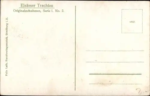 Ak Mietesheim Bas Rhin, Kinder in Elsässer Tracht