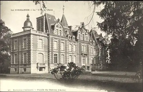 Ak Alencon Orne, Château d'Achet
