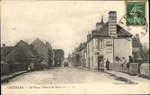 Ak Couterne Orne, Le Vieux Pont de la Reinière