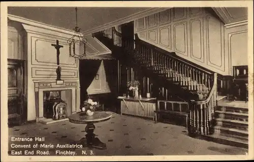 Ak Fichley London Borough of Barne, Convent of Marie Auxiliatrice, Entrance Hall