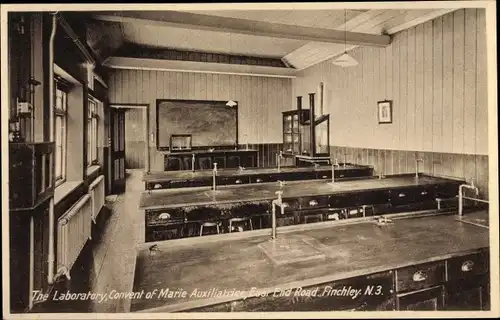 Ak Fichley London Borough of Barne, the Laboratory, Convent of Marie Auxiliatrice