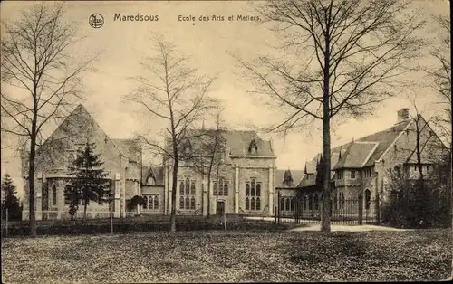 Ak Anhée Wallonien Namur, Abbaye de Maredsous, Ecole des Arts et Metiers