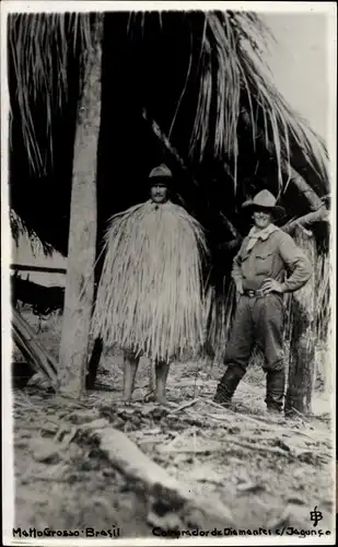 Foto Ak Diamantina Minas Gerais Brasilien, Diamantensucher im Innern