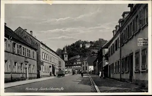 Ak Homburg Saarland, Saarbrückerstraße