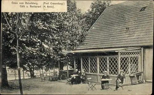 Ak Nijmegen Gelderland, Cafe, Restaurant Duivelsberg