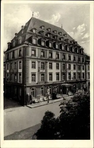 Ak Bregenz am Bodensee Vorarlberg, Hotel Weißes Kreuz