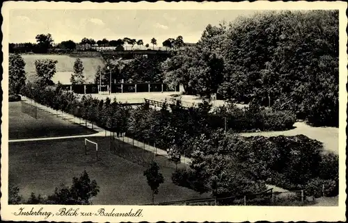 Ak Tschernjachowsk Insterburg Ostpreußen, Badeanstalt