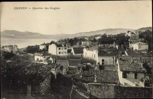 Ak Cannes Alpes Maritimes, Quartier des Anglais