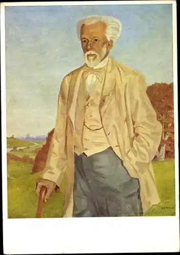 Künstler Ak Fischer, E. M., Georg Kerschensteiner, Lehrer, Portrait