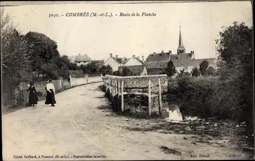 Ak Combrée Haut Anjou Maine et Loire, Route de la Planche