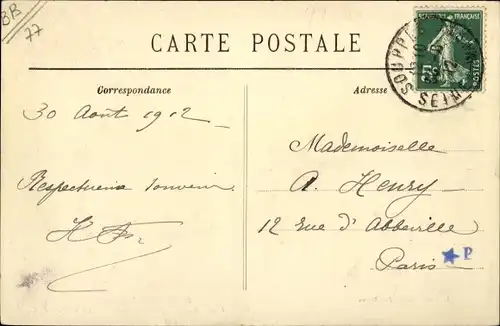 Ak Souppes sur Loing Seine et Marne, Château de Cercanceau, Le Betz