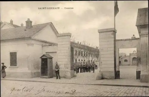 Ak Saint Germain en Laye Yvelines, Caserne