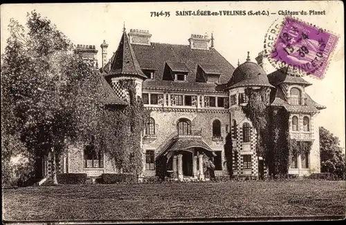 Ak Saint Leger en Yvelines, Chateau de Planet