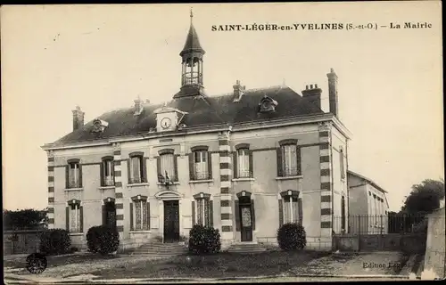 Ak Saint Leger en Yvelines, La Mairie