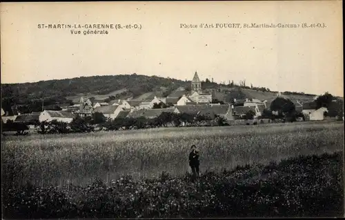 Ak Saint Martin la Garenne Yvelines, Vue generale