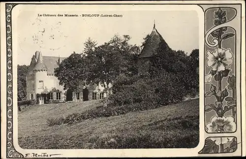 Ak Busloup Loir et Cher, Le Château des Mussets