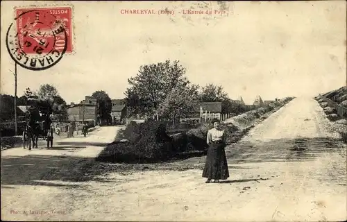 Ak Charleval Eure, L'Entrée du Pays