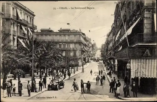 Ak Oran Algerien, Le Boulevard Seguin