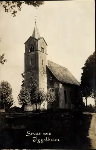 Foto Ak Iggelheim in Rheinland Pfalz, Kirche