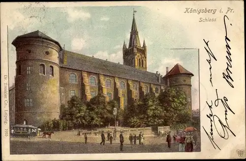 Litho Kaliningrad Königsberg Ostpreußen, Schloss