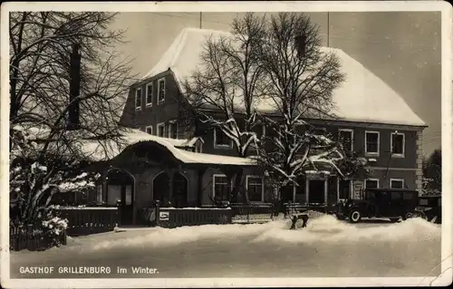 Ak Klingenberg in Sachsen, Gasthof Grillenburg