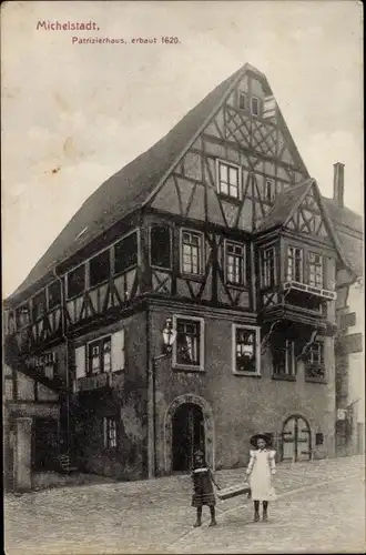 Ak Michelstadt im Odenwald, Patrizierhaus