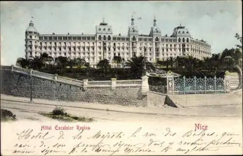 Ak Nice Nizza Alpes Maritimes, Hotel Excelsior Regina
