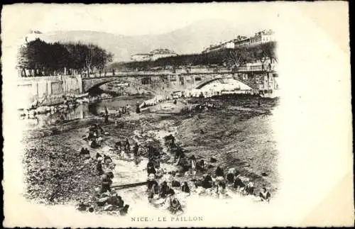 Ak Nice Nizza Alpes Maritimes, Le Paillon